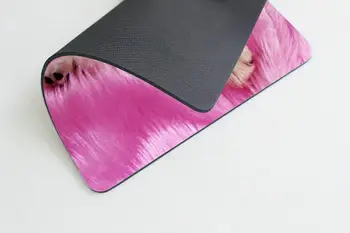 Игровой коврик для мыши Pink Baby Puppies Индивидуальный дизайн Резиновый коврик для мыши 9,5X7,9 дюймов для ноутбука, офисных компьютерных игр - Изображение 2  