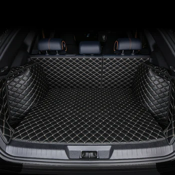 Коврик в багажник автомобиля для Mini Cooper R56 F56 Countryman Clubman, Изготовленные на заказ автоаксессуары из водонепроницаемой кожи - Изображение 1  