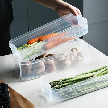 Кухонная Многослойная Приемная коробка Холодильник Коробка для консервирования яиц Коробка для хранения продуктов питания и бакалеи Фруктов - Изображение 2  