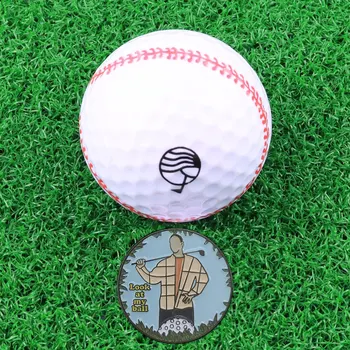 Магнитный зажим для шляпы для гольфа с маркером, метка для мяча для гольфа, Гальваническая краска, Маркер для гольфа, учебные пособия для мальчиков, подарок для девочек, игроков в гольф - Изображение 2  