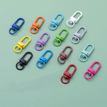 Металлический Лакированный Брелок Модные Аксессуары Кольцо для ключей Цветная Пряжка - Изображение 1  