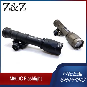 Металлический Фонарь M600C, M600B, M600 Scout, светодиодный Оружейный Тактический фонарь с функциональным переключателем давления управления - Изображение 1  