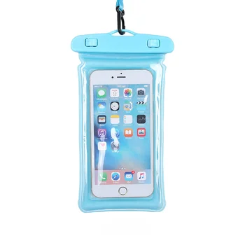 Милая мультяшная водонепроницаемая сумка для телефона, новый чехол для телефона с сенсорным экраном, толстая подушка безопасности, плавающий кармашек для телефона для кемпинга, плавания - Изображение 1  