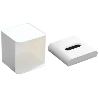 Многофункциональная крышка коробки для салфеток Квадратный Пластиковый держатель для салфеток Cese - Изображение 1  