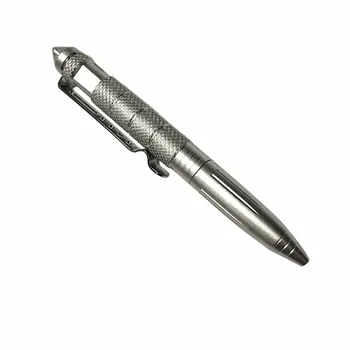 Многофункциональная тактическая ручка Высококачественная алюминиевая противоскользящая портативная ручка для самообороны, инструмент для выживания со стальным стеклом - Изображение 2  