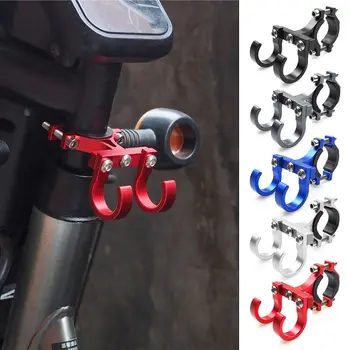 Многофункциональные детали для переоборудования руля, передняя вешалка, сумки для шлемов, аксессуары для электрических велосипедов с двойным крючком для гаджетов - Изображение 2  
