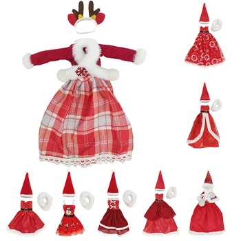 Модное Рождественское платье, пальто, шляпы, топ, брюки для кукол 11 дюймов 30 см, аксессуары для кукол, одежда для кукол - Изображение 1  