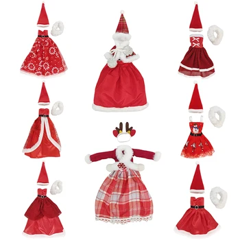 Модное Рождественское платье, пальто, шляпы, топ, брюки для кукол 11 дюймов 30 см, аксессуары для кукол, одежда для кукол - Изображение 2  