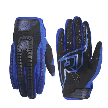 Мотоциклетные перчатки, перчатки для мотокросса по бездорожью, синие перчатки для верховой езды с сенсорным экраном, перчатки CE-12 - Изображение 1  
