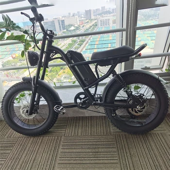 Мощный электрический снежный велосипед Z8 Электрический горный велосипед для взрослых 48 В 500 Вт Литиевая батарея электрического мотоцикла - Изображение 2  
