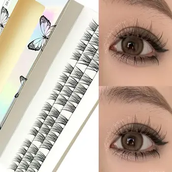 Накладные ресницы для наращивания глаз Beauty Fiber Пушистые ресницы ручной работы Объем 3D Густые Длинные ресницы Для женщин - Изображение 1  