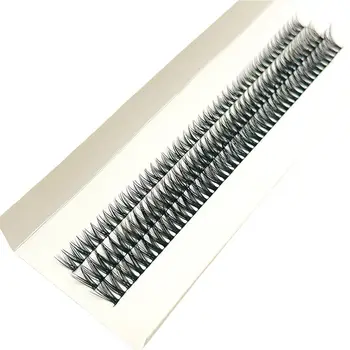 Накладные ресницы для наращивания глаз Beauty Fiber Пушистые ресницы ручной работы Объем 3D Густые Длинные ресницы Для женщин - Изображение 2  