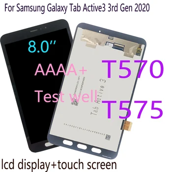 НОВЕЙШИЙ 8,0 ’ЖК-дисплей Для Samsung Galaxy Tab Active 3 3rd Gen 2020 T570 T575 ЖК-дисплей С Сенсорным Экраном Digitizer в сборе SM-T570 LCD - Изображение 1  