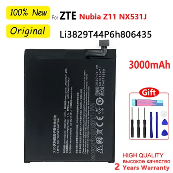 Новый Li3829T44P6h806435 Перезаряжаемый Аккумулятор Для ZTE Nubia Z11 NX531J 3000 мАч Высококачественная Замена Batteria + Бесплатные Инструменты - Изображение 1  