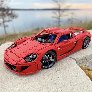 Новый гоночный суперкар GT в масштабе 1: 8, спортивная модель автомобиля, подходит для 42143 строительных блоков, развивающих игрушек для детей, подарков на день рождения - Изображение 2  