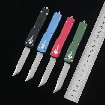 Нож Micro Mini X70 OTF Tech Knife Hellhound Knives D2 Blade 6061-T6 из авиационного алюминиевого сплава - Изображение 2  