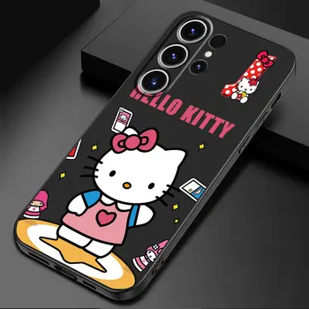 Обложка с Милыми Мультяшными Буквами Hello Kitty Силиконовый Чехол Для Телефона Samsung Galaxy M31 M54 M23 M33 M53 M52 M32 M13 M51 M30s M31s - Изображение 2  
