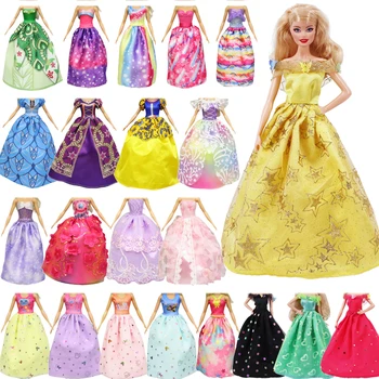 Одежда Для Куклы Барби, Платье Принцессы, Вечернее Платье, Юбка, Большая Юбка Для 11,5-дюймовых Кукол Барби и BJD, Аксессуары Для Коктейльной Одежды - Изображение 1  