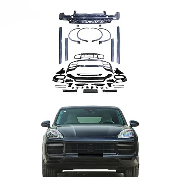 Оптовые Автомобильные Бамперы для Porsche Cayenne 9Y0 9YA Upgrade Turbo Bodykit Дверные Арки Заднего Диффузора Porsche Cayenne Body Kit - Изображение 1  