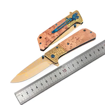 Открытый мужской складной нож высокой твердости для выживания в кемпинге, портативный карманный нож, подходящий для охоты и рыбалки - Изображение 1  
