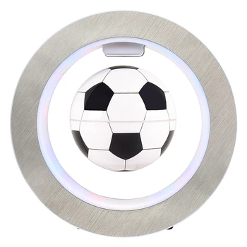 Плавающий футбольный мяч на магнитной левитации со светодиодной подсветкой Плавающий футбольный мяч для домашнего офисного стола Гаджет Подарок на день рождения для мужчин и детей - Изображение 1  