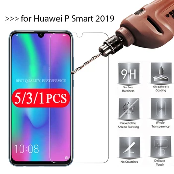 пленка 5/3/1 шт. для huawei p smart 2018 Z S plus pro 2019 2020 2021 из закаленного стекла, защитная пленка для экрана телефона на защитное стекло - Изображение 1  