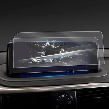Пленка из Закаленного Стекла Для 2020-2021 Lexus RX300 RX350 RX450 H F 12,3-Дюймовое Автомобильное Радио GPS Навигация Сенсорный Экран Протектор - Изображение 2  