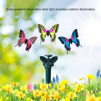 Поворотная солнечная лампа Brd, меняющая цвет, светодиодная садовая солнечная лампа, наружная водонепроницаемая птица, солнечная светодиодная лампа для садовой лампы - Изображение 1  