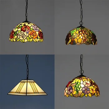 Подвесной светильник TEMAR Tiffany, современные креативные красочные светильники, декоративные для домашней столовой - Изображение 1  