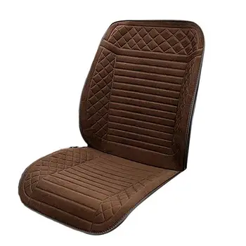 Подогреваемая подушка сиденья, зимний чехол для сиденья с подогревом и быстрым нагревом, Автомобильная подушка для обогрева, Подогреваемый чехол для сиденья Для успокаивающего облегчения и комфорта - Изображение 1  