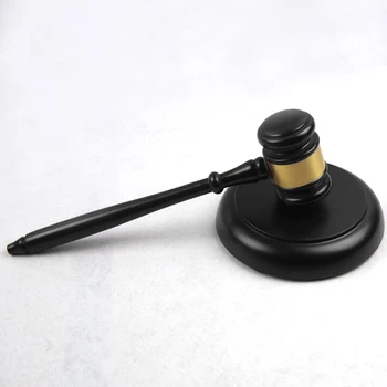 Портативный звуковой блок ручной работы с длинной ручкой, Жесткий аукционный молоток для юриста, молоток судьи, деревянный старинный молоток, прочный - Изображение 2  