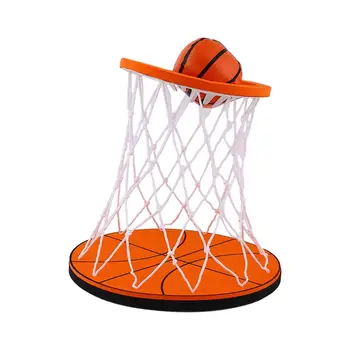 Потолочное мини-баскетбольное кольцо для помещений, развивающая игрушка, баскетбольные ворота, Интерактивная игрушка для настенного офиса, детской гостиной, потолка - Изображение 2  