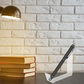 Прозрачный настольный Акриловый держатель для ручек, прозрачный держатель для хранения ручек, Многофункциональная настольная подставка для школьных офисов, спальни - Изображение 2  