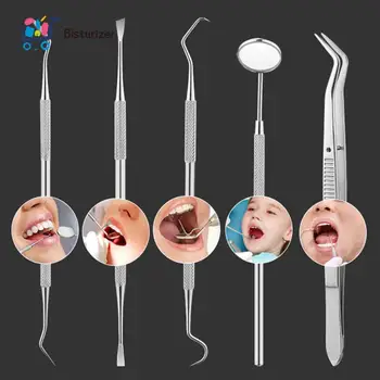 Профессиональный Простой в использовании Стоматологический скребок для удаления зубного камня, Эффективный Эргономичный дизайн, Доступный Гигиенический набор, Удобный Универсальный - Изображение 1  