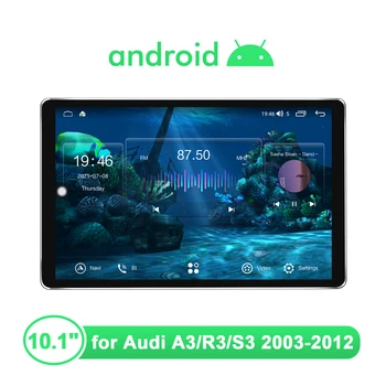 Радуясь Автомобильное Радио Стерео Головное Устройство Android Auto Apple CarPlay Для Audi A3/R3/S3 2003-2012 С 10,1 