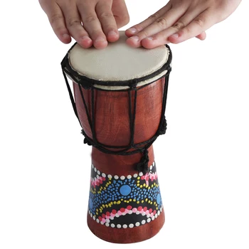 Реквизит для обучения игре на африканских барабанах для взрослых, реквизит для атмосферы Банго, ручные Барабаны - Изображение 2  