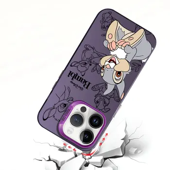 Роскошный чехол Cell TPU для iPhone 13 14 Plus 11 XS Max 15 Pro Max XR 12 Pro X 15 Plus 11 Pro с Мягким покрытием Disney Deer and Rabbit - Изображение 2  