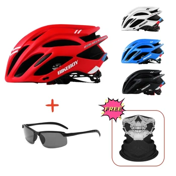 Сверхлегкий велосипедный шлем Дорожный Mtb шлем Защитная крышка для велоспорта Оборудование для гоночных велосипедов Женщины Мужчины Велосипедный шлем с интегральным формованием - Изображение 1  