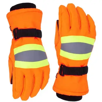 Светоотражающие рабочие перчатки, противоскользящие водонепроницаемые светоотражающие рабочие перчатки, высокая видимость и легкость восприятия Гибкие рабочие перчатки для - Изображение 1  
