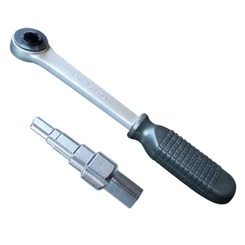 Сервисный ключ с храповиком для радиатора Универсальный Ручной инструмент для ремонта и разборки Челнока - Изображение 1  