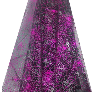 Сетчатая ткань с черной розой, тюлевая сетчатая ткань для нижней юбки свадебного платья, материалы для шитья, ткань из органзы шириной 150 см По метру - Изображение 1  