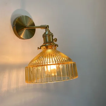 Сказочный латунный настенный светильник в скандинавском стиле, Прикроватная лампа для гостиной, спальни, Современный гостиничный коридор, настенный светильник для прихожей - Изображение 2  