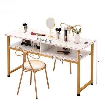 Скандинавские Одинарные маникюрные столы Современный набор двойных маникюрных столов Легкий Роскошный Дизайнерский Мраморный маникюрный стол Профессиональный Маникюрный стол - Изображение 1  