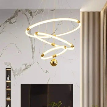 Современный домашний декор светодиодные фонари подвесные светильники для внутреннего освещения гостиной - Изображение 2  