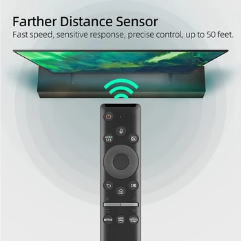 Универсальная Замена Голосового Пульта Дистанционного Управления Samsung Smart TV Bluetooth Remote LED QLED 4K 8K Crystal UHD HDR Изогнутый - Изображение 1  