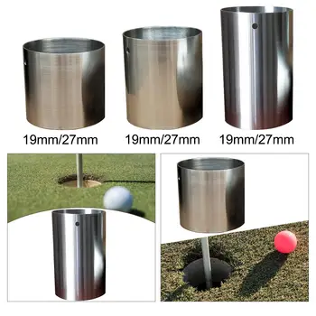 Чашка для лунки для гольфа, замена, аксессуары для гольфа, Для практики игры в гольф, вспомогательные средства для практики игры в гольф, флаг практической поддержки - Изображение 2  