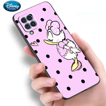 Чехол Disney Cute Daisy Duck Для Samsung Galaxy A53 A52S A73 A72 A12 A13 A32 A33 A22 A23 5G A21S A31 A50 A51 A70 A71 Черный Чехол - Изображение 2  