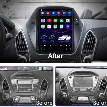 Экран Android 10 6 + 128 ГБ Tesla для Hyundai IX35 2010-2015 Автомобильный радиоплеер, GPS-навигация, камера 360, Авто Стерео Мультимедиа - Изображение 2  