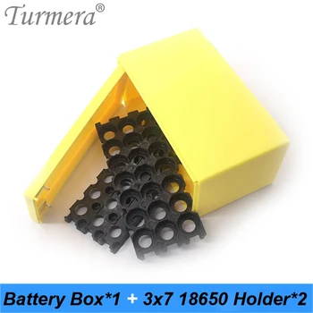 Ящик Для Хранения Литий-ионных Аккумуляторов Turmera 18650 с Кронштейном 3x7 для Бесперебойного Питания 12 В 24 В и Аккумулятора электровелосипеда - Изображение 1  