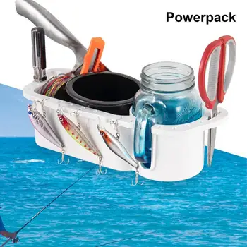Ящик для хранения морской рыбалки, боковая коробка для рыболовных снастей, Набор инструментов для рыболовного снаряжения с морским креплением, держатель для чашек, аксессуары для хранения - Изображение 1  
